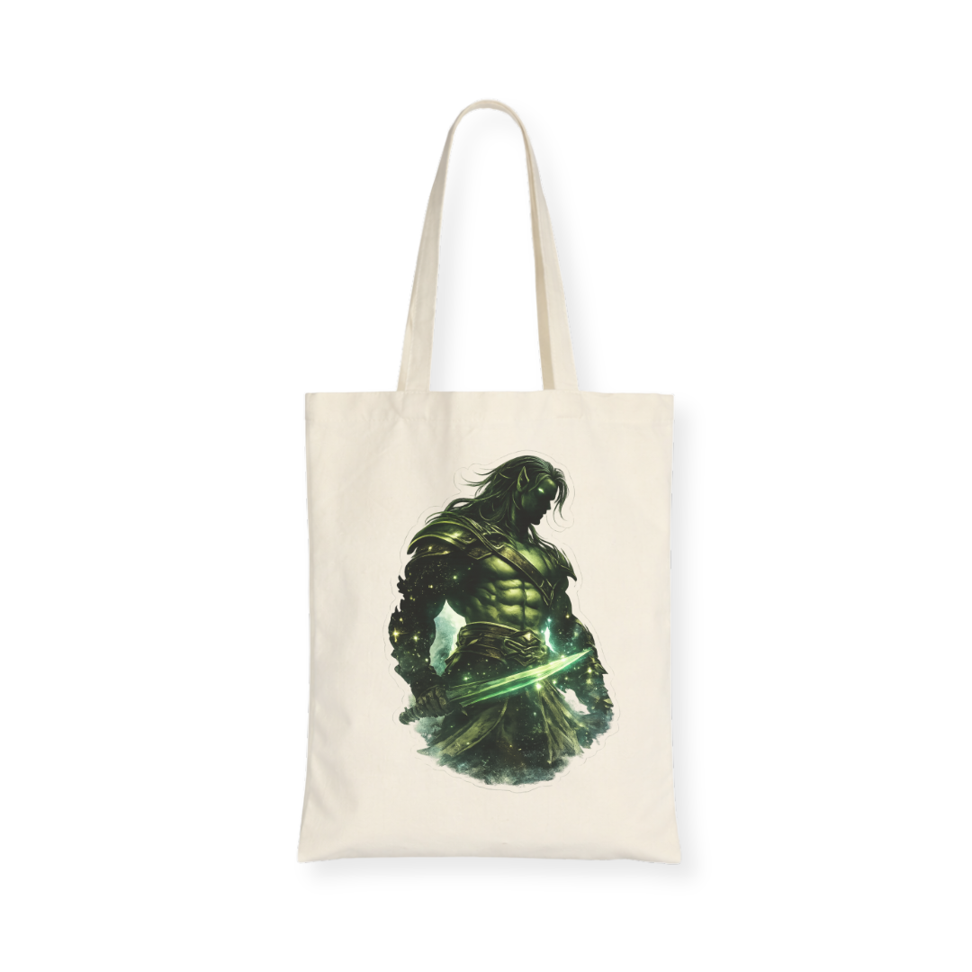 Commander Cosmic Silhouette Tote Bag