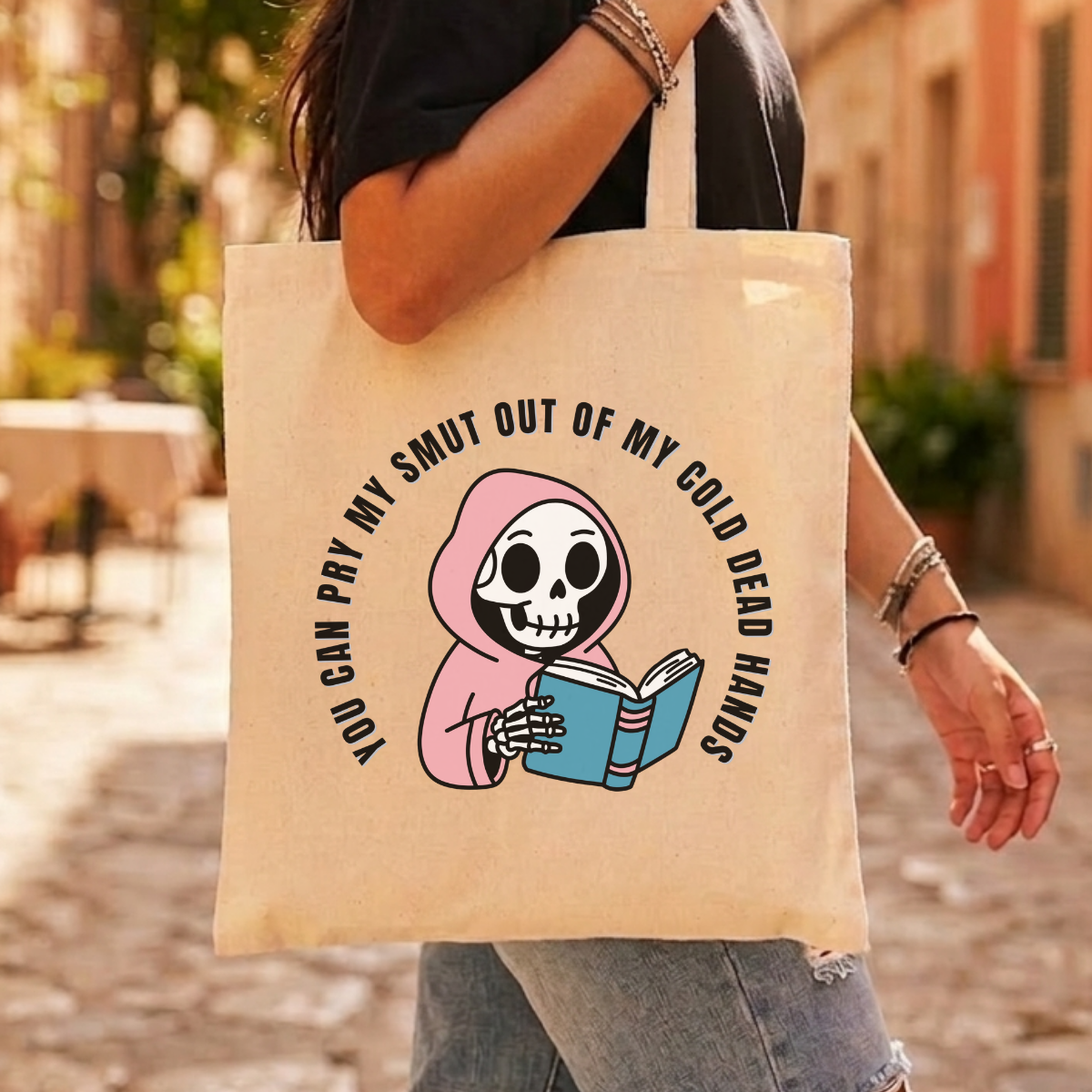 You Can Pry My Smut Out of My Cold Dead Hands Totebag